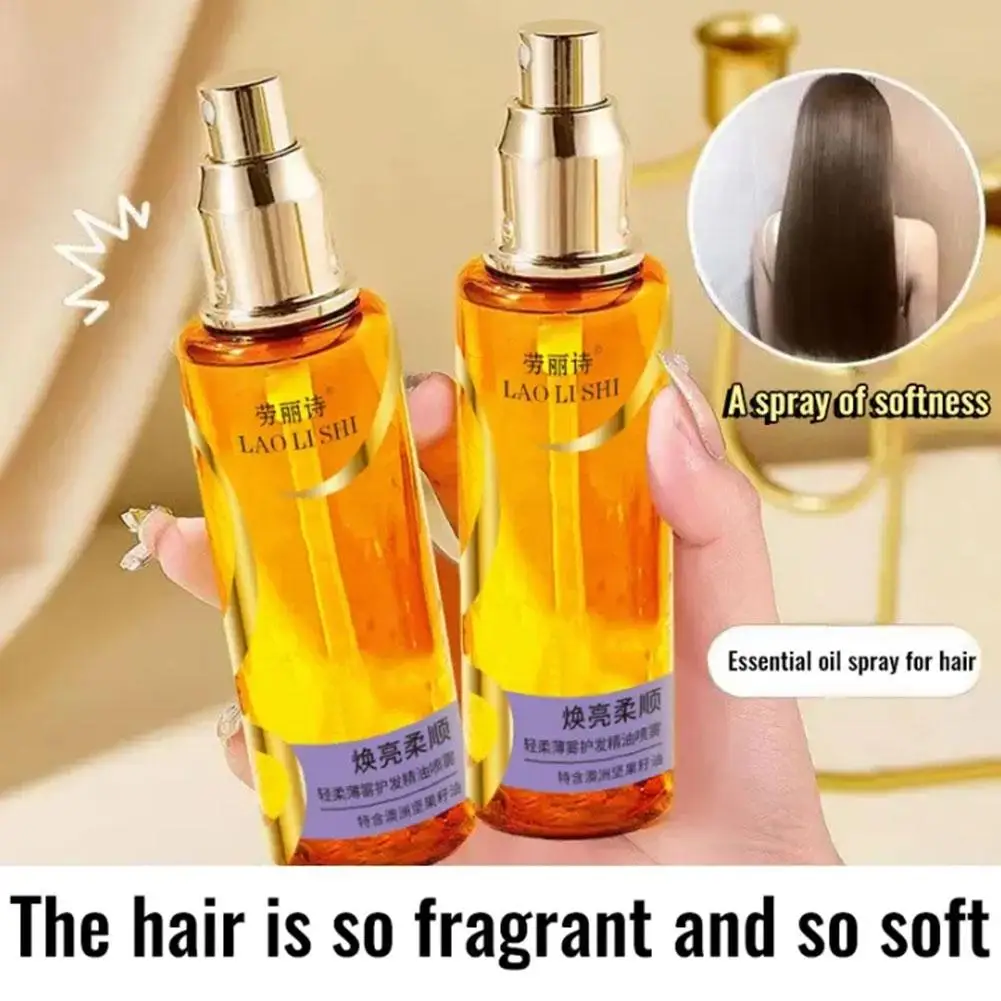 Haircare Essential Oil Efficient Moisturizing Softening Rosemary Spray Hair Anti-dry Care Hair Care Fluffy Long-lasting Fra Q1E5