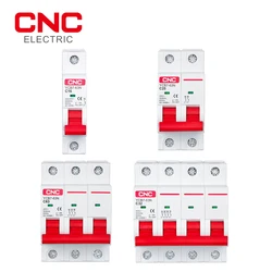 CNC YCB7-63N 1P 2P 3P 4P Din Rail Mount Breaking Capacity Miniature Circuit Breaker YCB6H-63 Upgraded version