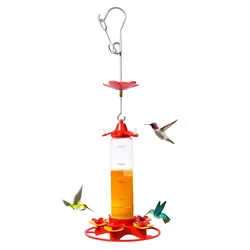 Hummingbird Water Feeder Hanging Garden Hummingbird Drinker Anti-ants Leakproof Easy To Clean Outdoor Garden Decoration