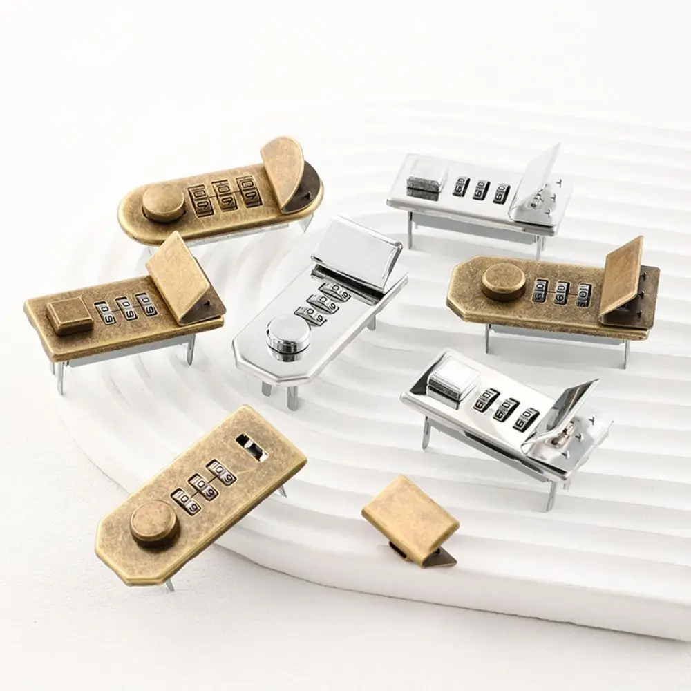 مقاوم للماء المفكرة قفل بكلمة مرور الأجهزة المتينة قابلة لإعادة الاستخدام قفل حقيبة سبيكة اقتصادية لتقوم بها بنفسك قفل آلية آلية #3