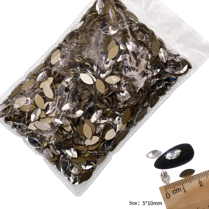 VDD P501-P540 Großhandel 1440 Stück Glas-Kristall-Strasssteine mit flacher Rückseite, Glitzersteine für Nagelkunst, DIY-Bastelarbeiten und Dekoration – Detail 40