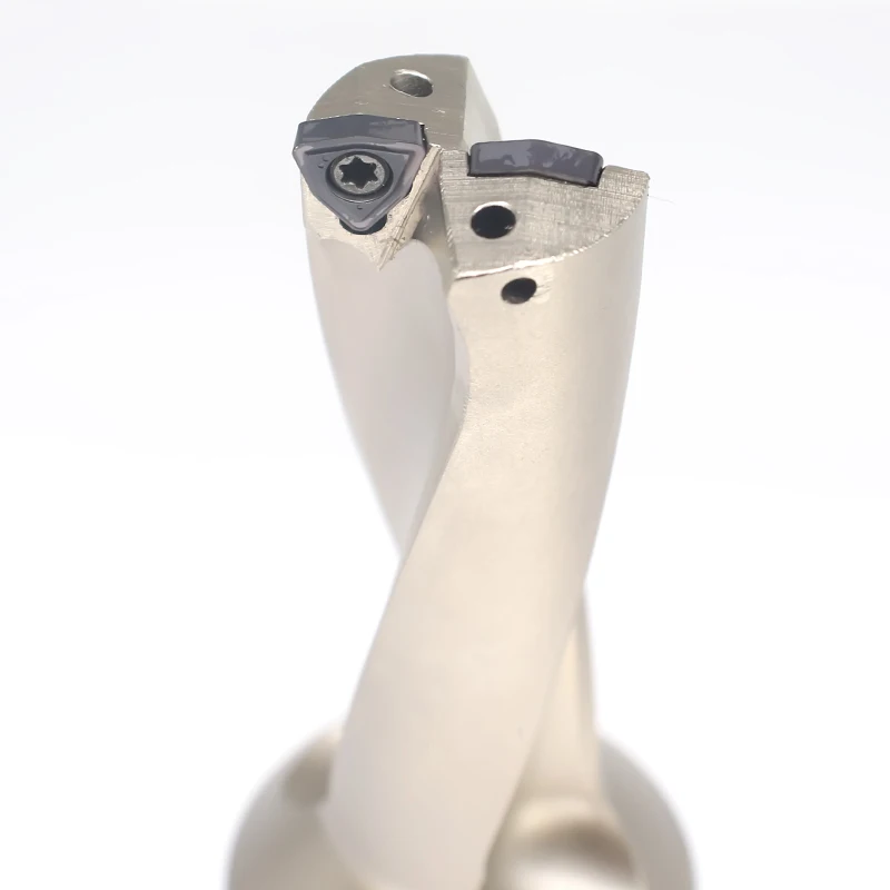 مجموعة حامل الأدوات 10 قطعة إدراجات كربيد الحفر الضحلة القابلة للفهرسة WCMX060204 مع حامل الأدوات UD30 WC03 200 W25