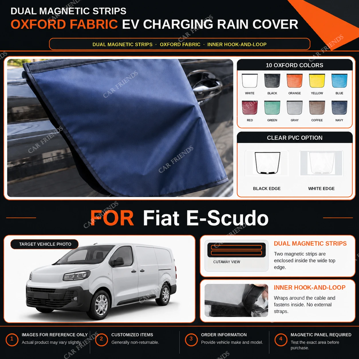 capa-de-protecao-para-porta-de-carregamento-ev-fiat-e-scudo-em-tecido-oxford-com-tiras-magneticas-duplas-impermeavel-para-carregamento-externo