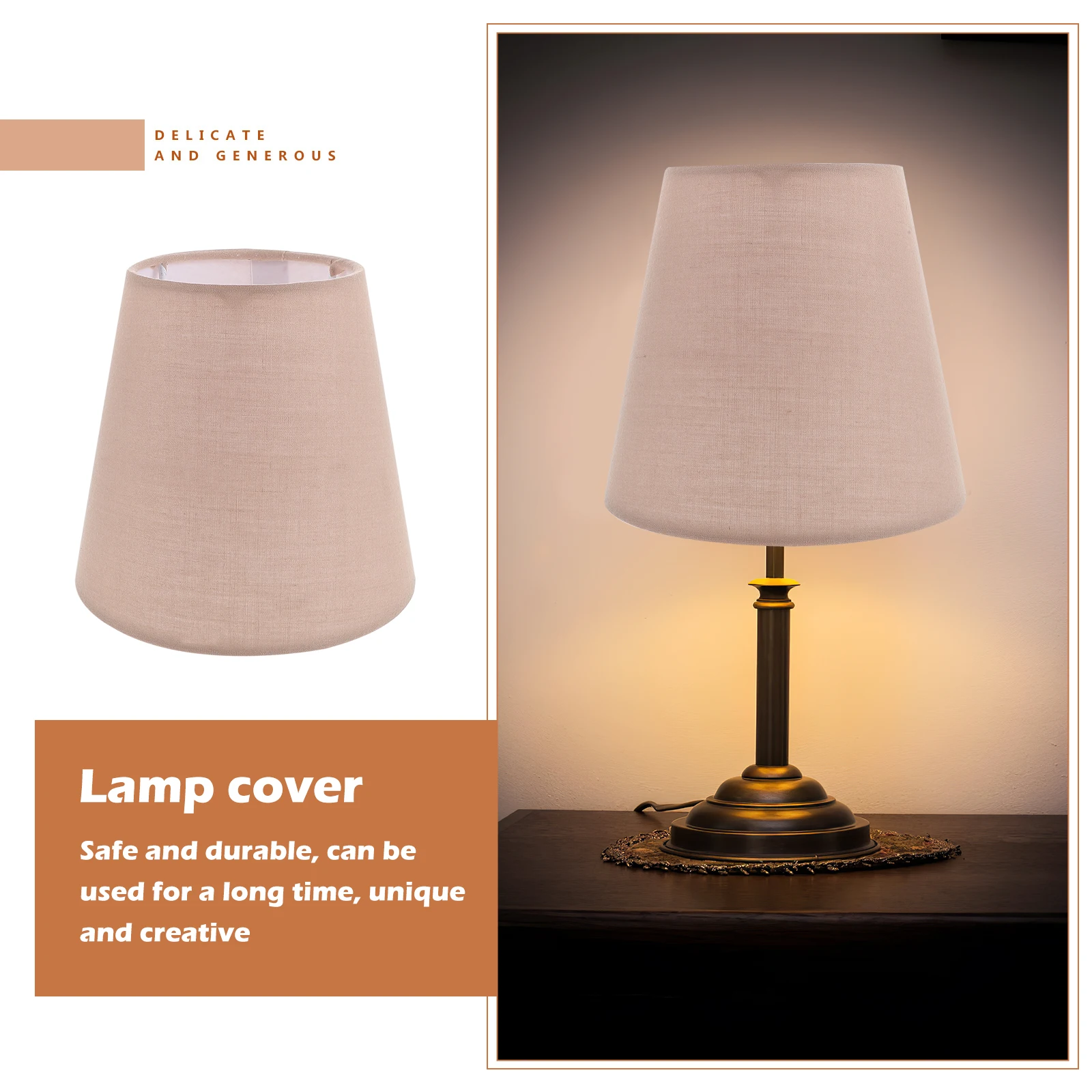 

Elegant Macaron Fabric Lampshade Textured Pendant Light Cover Drum Lampshade Neuroscience Decorative Accessory