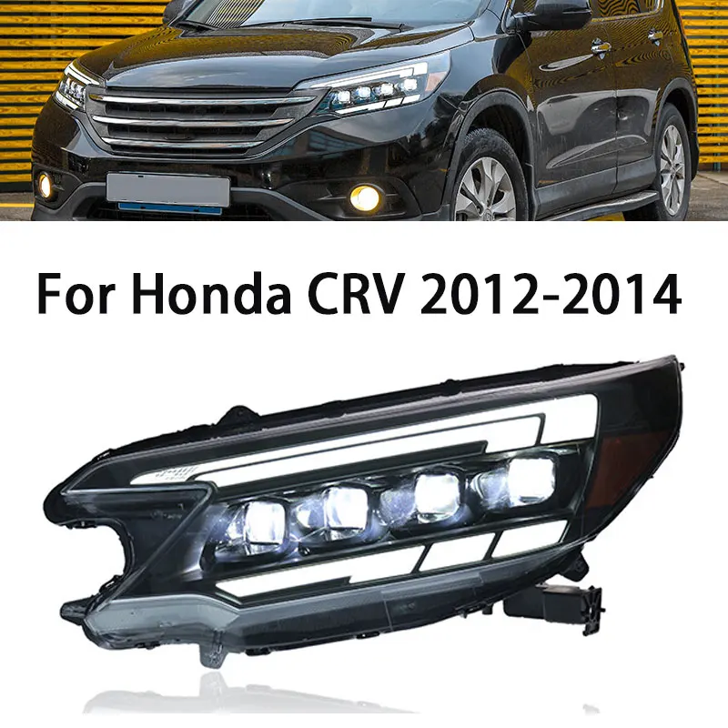 

Car Headlight For Honda CRV CR-V 2012-2014 Upgrade Projector 4 Lens ALL LED Dynamic Signal Lamp Front Lamp Assembly