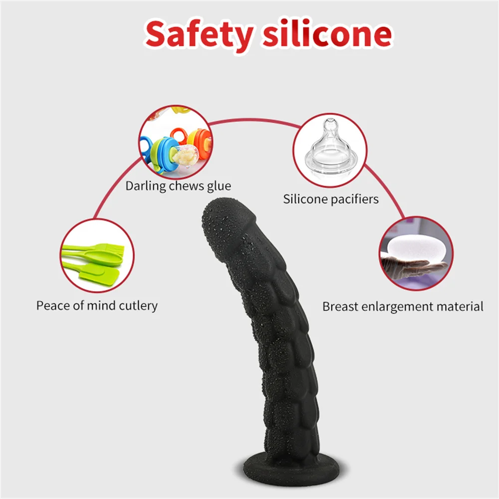 Anal plug Butt plug Silicone Penis Anal Dildo With Suction Cup Dragon Scale Butt Ass Anus Butt Plug Prostate Sex Toys For Female - view 5