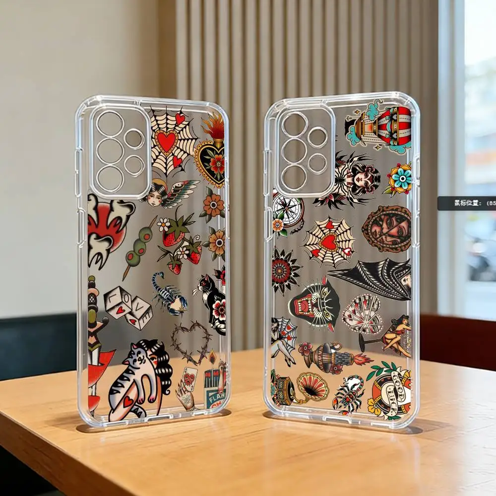 Old traditional W-wallpaper  Phone Case For Samsung S25,S24,S21,S22,S23,S30,Ultra,S20,Plus,Fe Transparent Cover