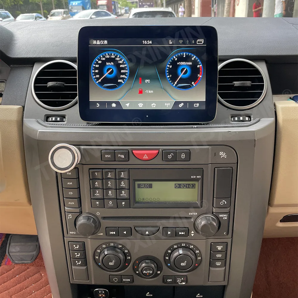 Auto Audio Für Land Rover Discovery 3 2004-2010 Android 11 Multimedia Player Auto Radio GPS Navigation Touchscreen kopf Einheit