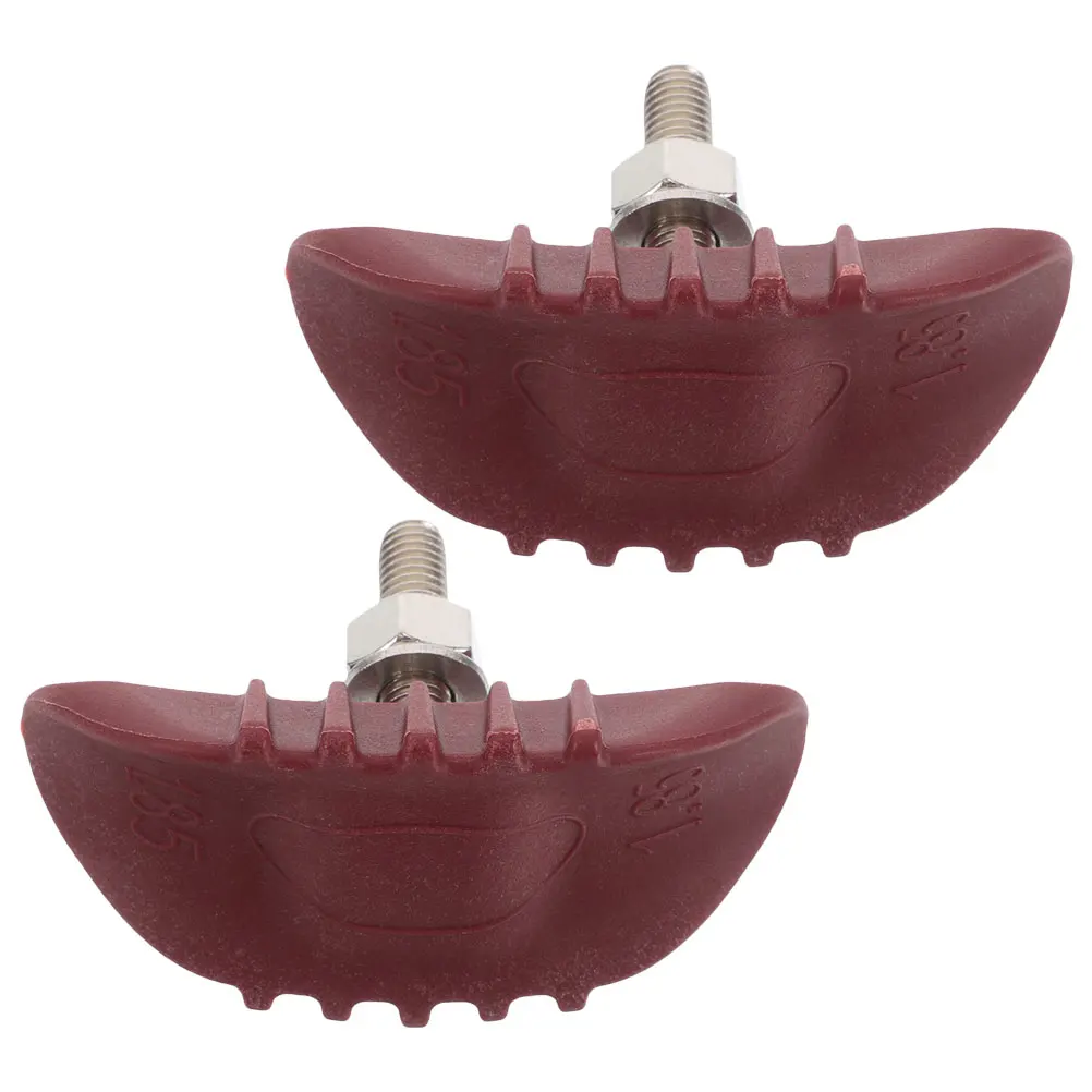 

2pcs Motorcycle Tire Rim Lock Clamps Enhanced Grip Inner Antislip Blocks Secure Wheel Device for Offroad Dirt Bikes Red Stylish