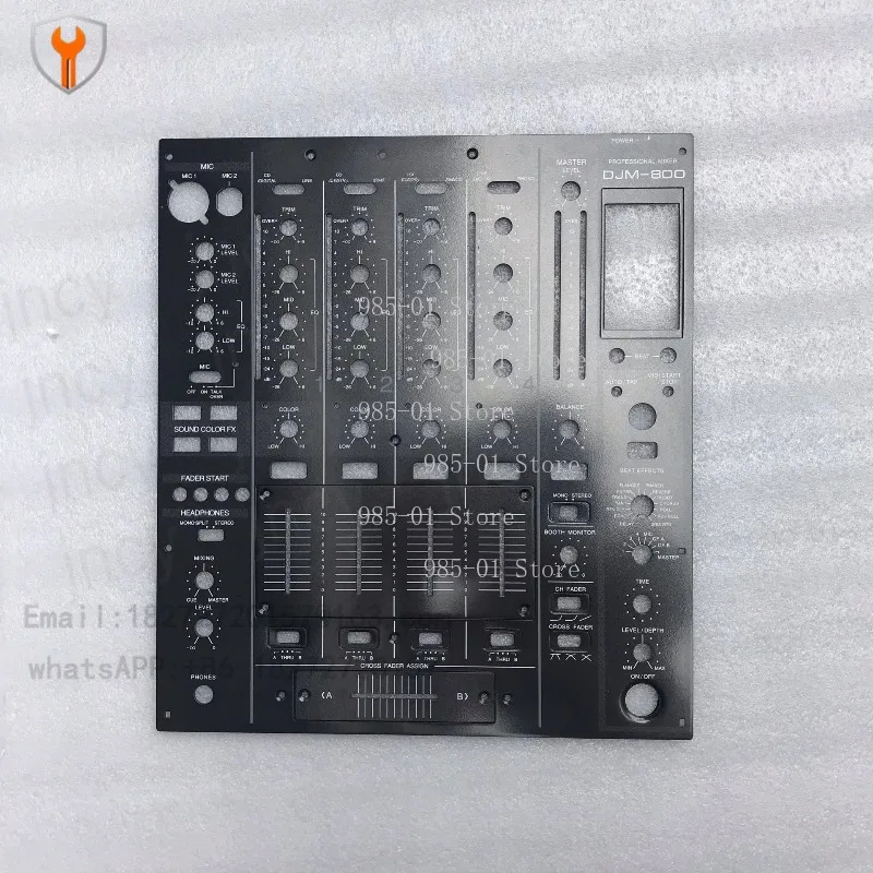 DJM-800 Mixer Full Faceplate Set, Original New Front Panel Complete Replacement for DJM800