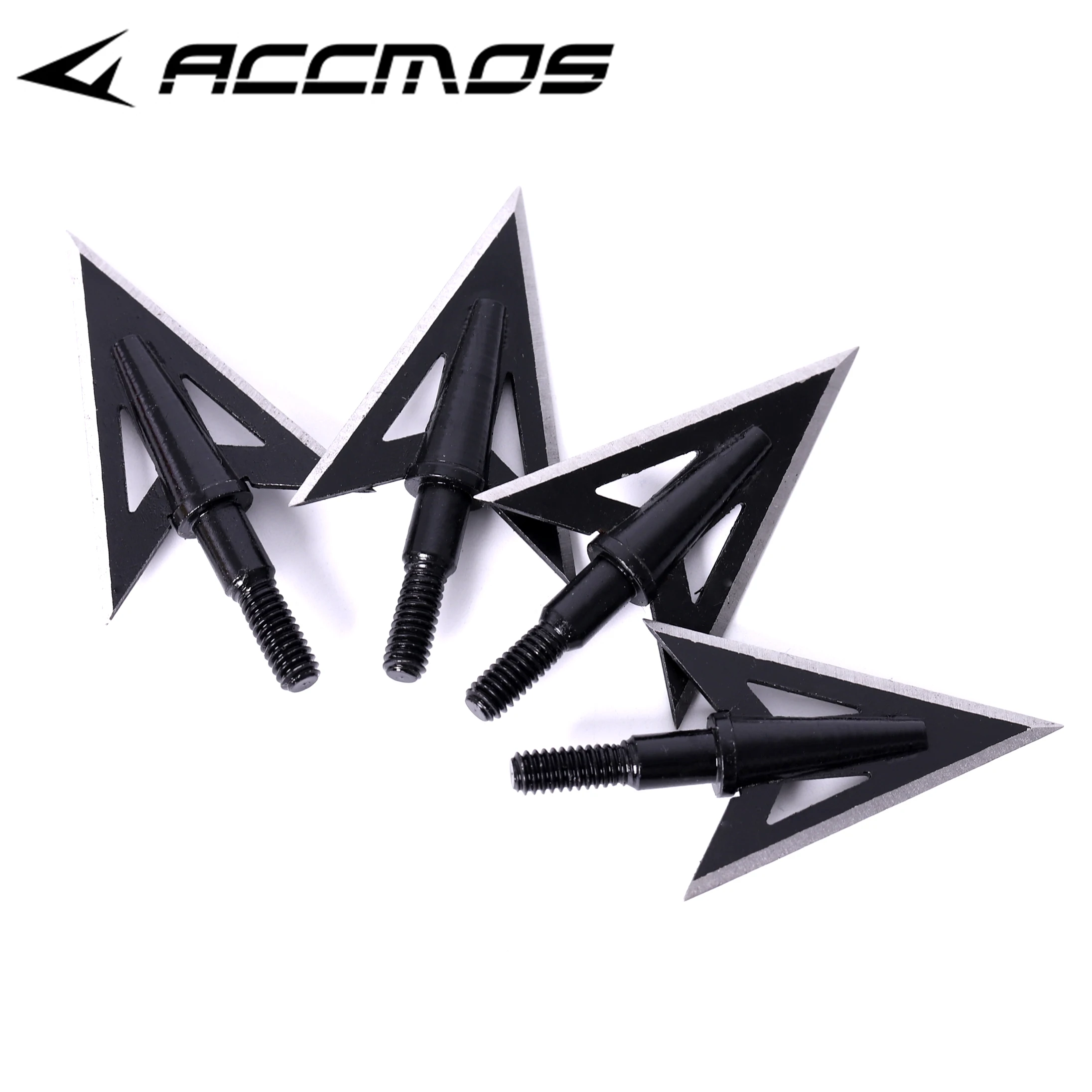 6/12/20pcs Arrow Head 100 Grain 2 Blades Broadheads Sharpening Arrow Tip Point For Compound / Recurve / Cross Bolt Arrrow Shaft