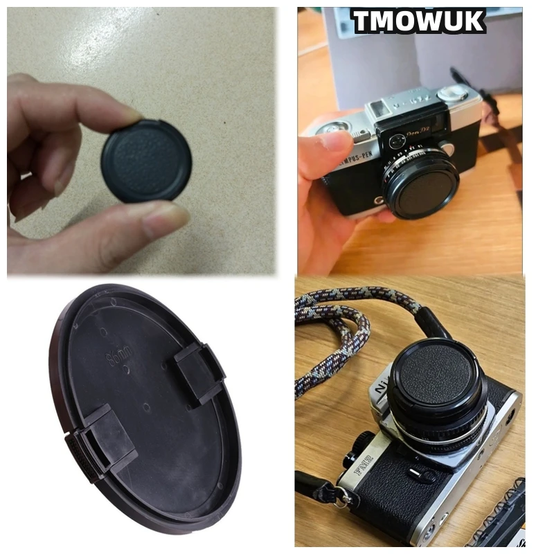 

For Canon EOS RP R7 60D 760D 700D M5 Rebel T6s 350D Camera Lens Cap Protective Cover Center Pinch Snap-on 49mm 52 55 58 62 67 72