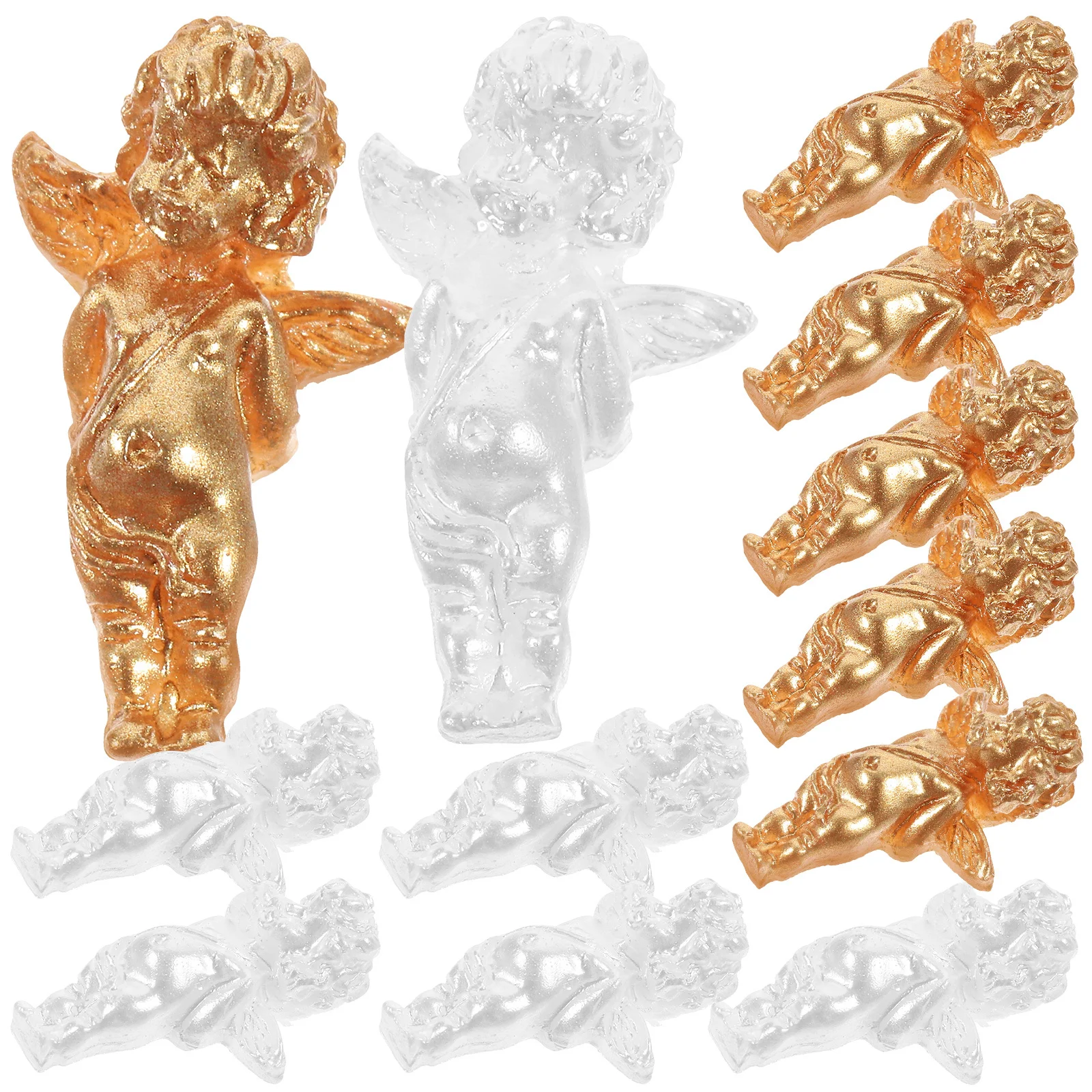 80 قطع الملاك مسمار سحر خمر الراتنج مسمار الفن زينة الإبداعية DIY مانيكير اكسسوارات الساحرة شيك نمط #3