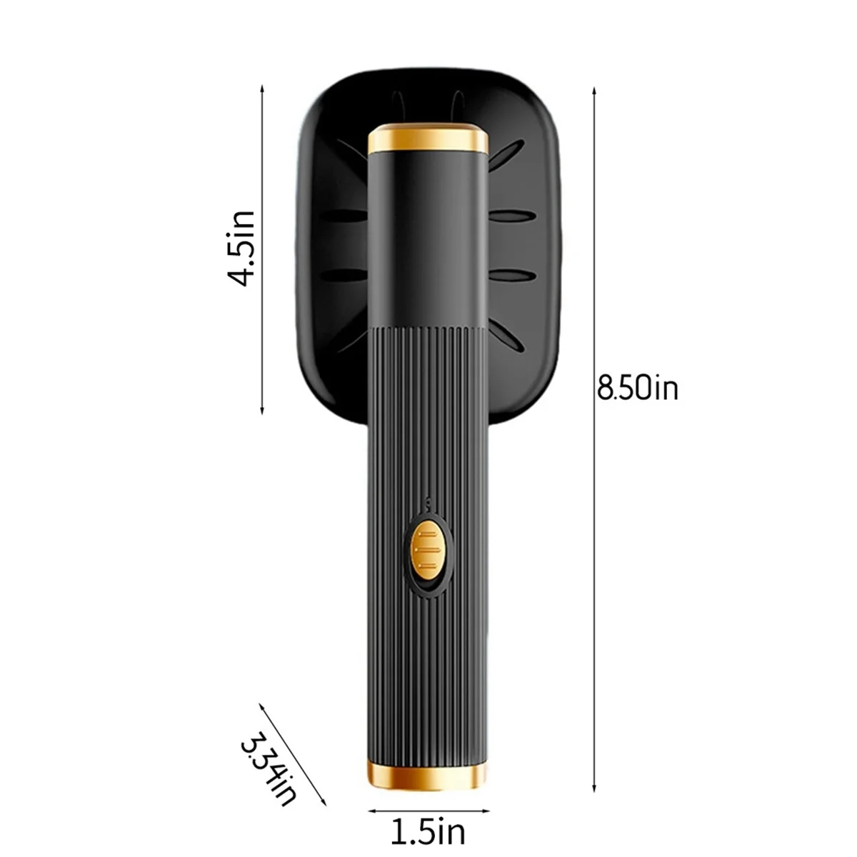 

Portable Travel Steamer for Clothes Mini Steam Iron 180°Rotatable Handheld Steam Iron for Fabric Clothes Black SQ