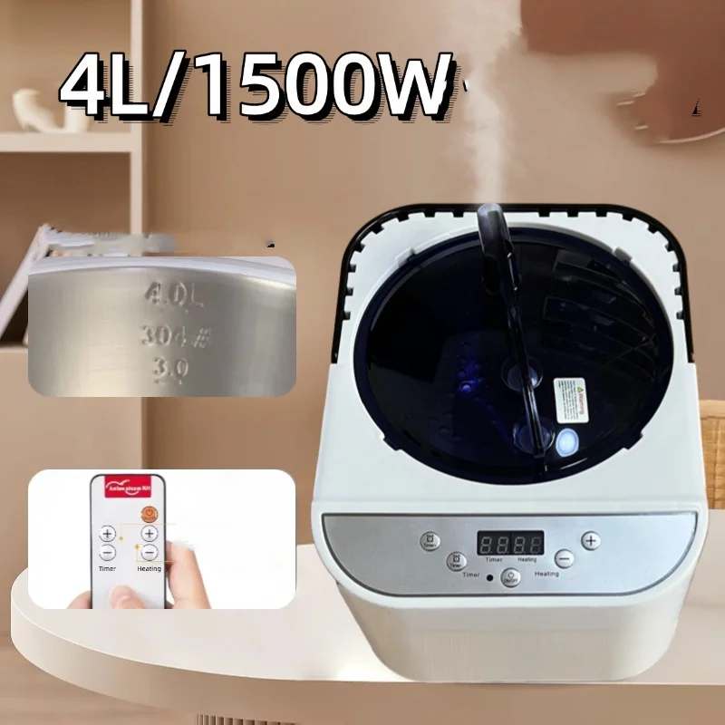Sauna Generator Power Black Steamer Pot 2025 New Style 4.0L 220V/ 110V Voltage EU US AU UK Plug Home Therapy for Heating