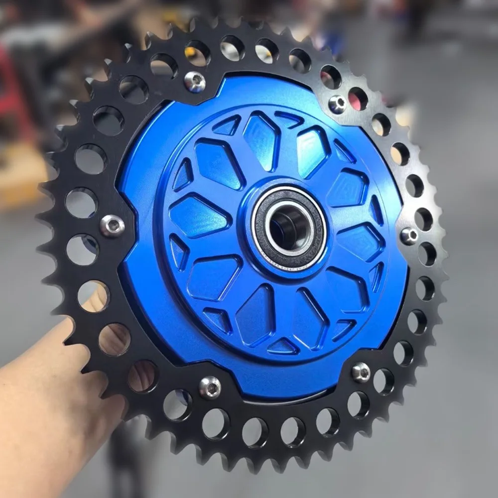 

Motorcycle Parts Blue Steel Chain Drive Transmission Sprocket Conversion Kit For Harley Bagger Touring Twin M8 2009-2023