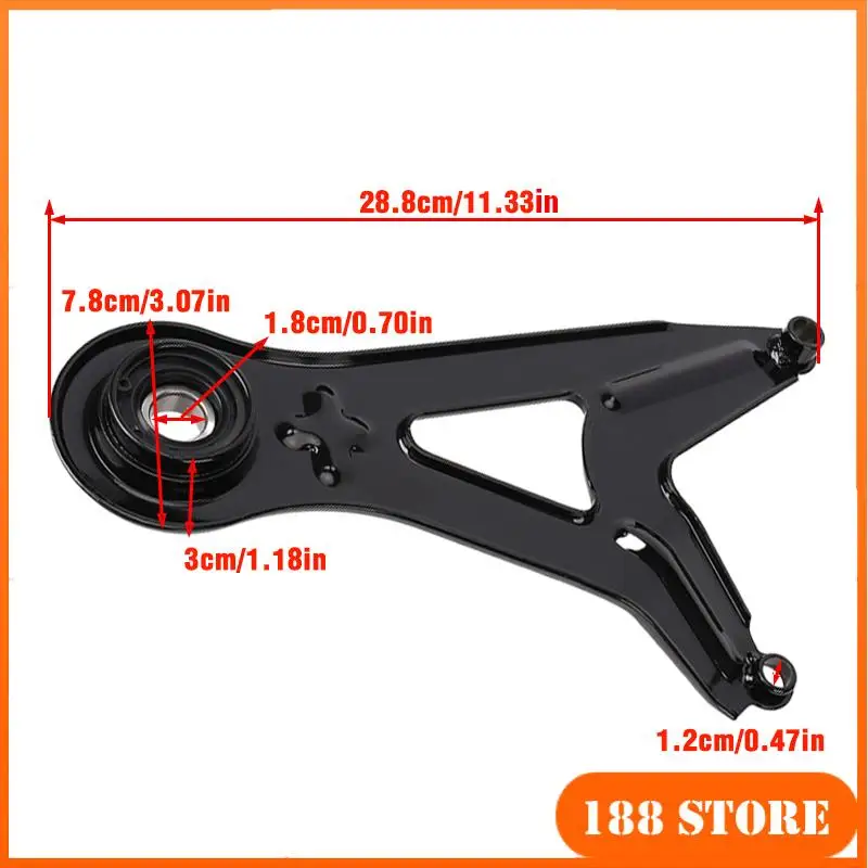 

Hot sale NEW Suitable for pedal 125 motorcycle exhaust pipe/shock absorber bracket triangular hanging plate bearing accessories