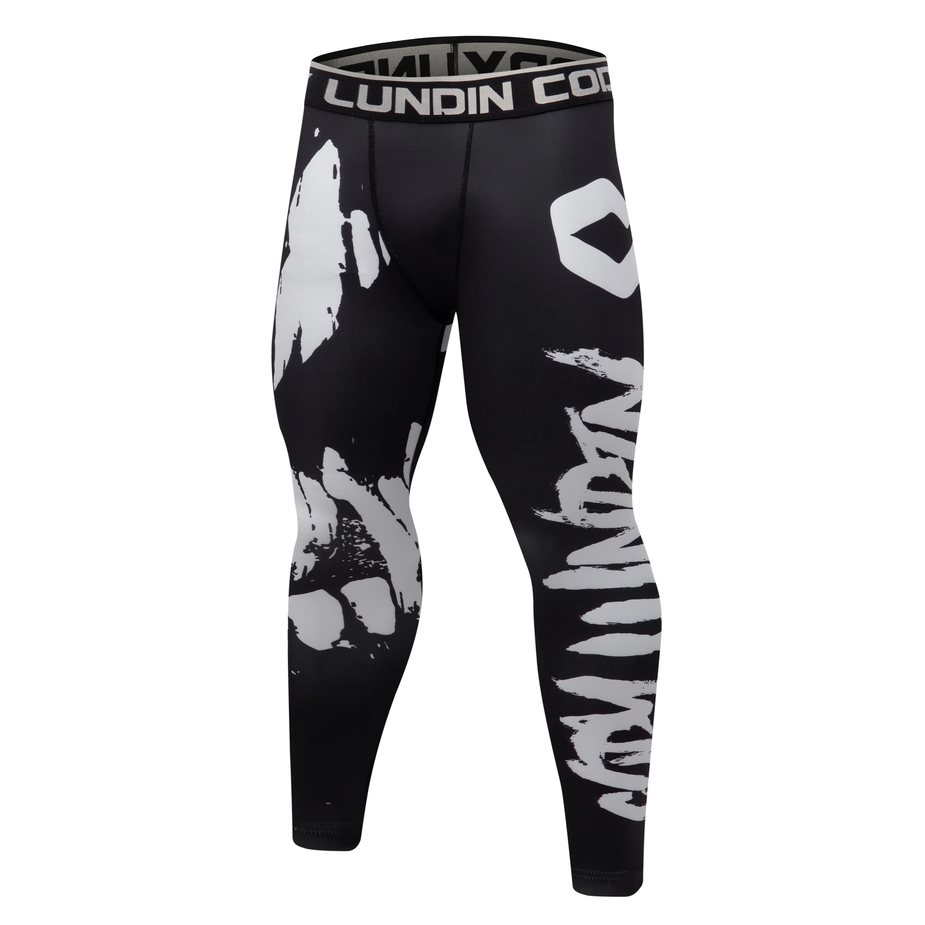Cody Men’s Compression Pants Tights Leggings BJJ Spats Running Athletic Workout Active weightlifting Skinny Stappling Pants