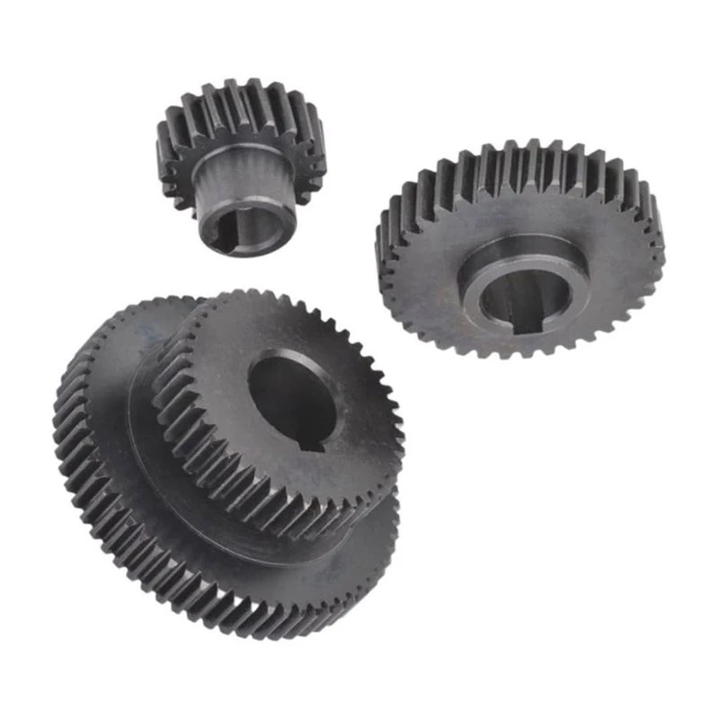 ABHU Steel Pinion Gear Set(3PCS) For WMD16V WMD20V Milling Machines-Black Shafting Gears 212 209 230