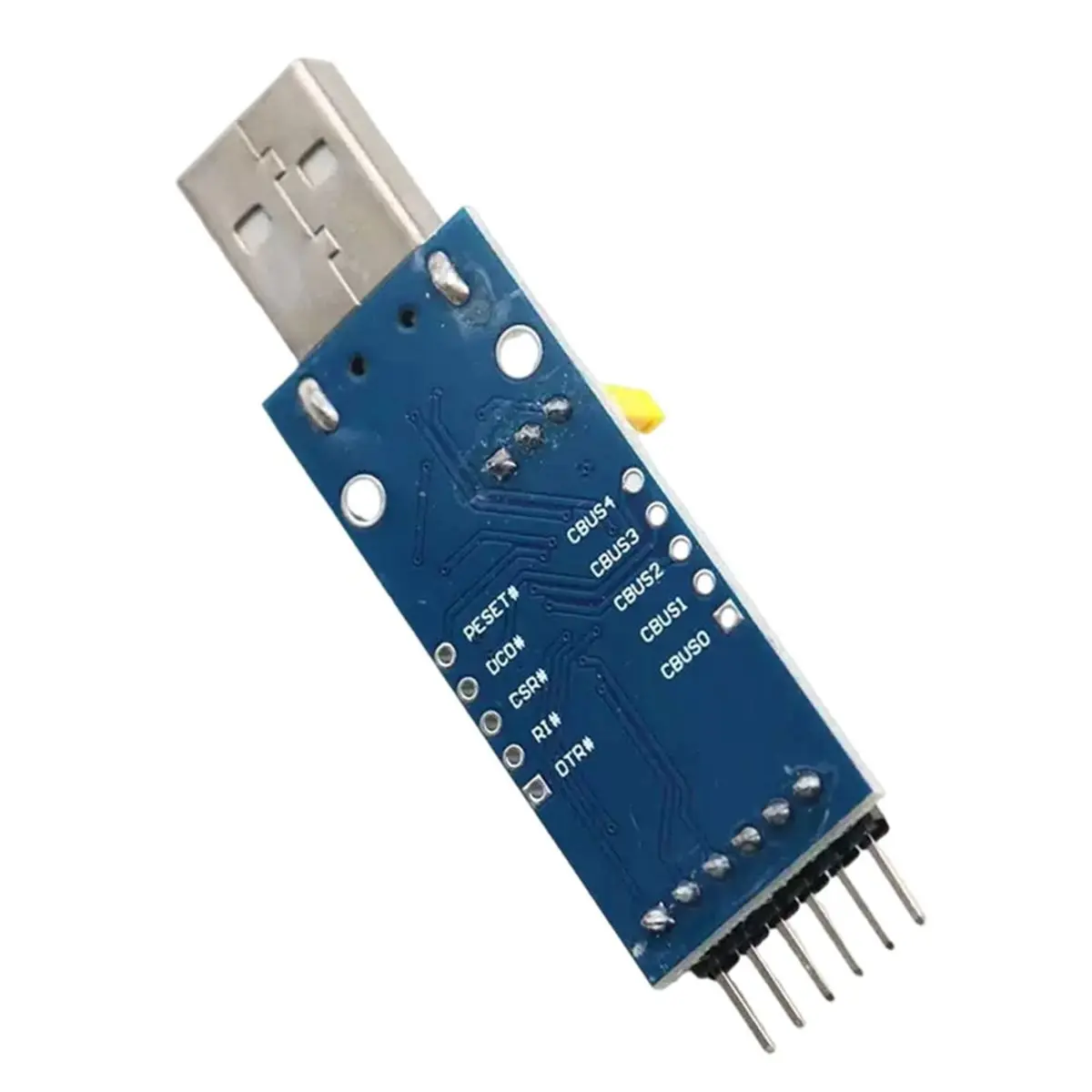 FT232 USB to Serial Adapter Module FT232R FT232RL USB to TTL Converter Board 3.3V 5V UART Interface Download Flashing