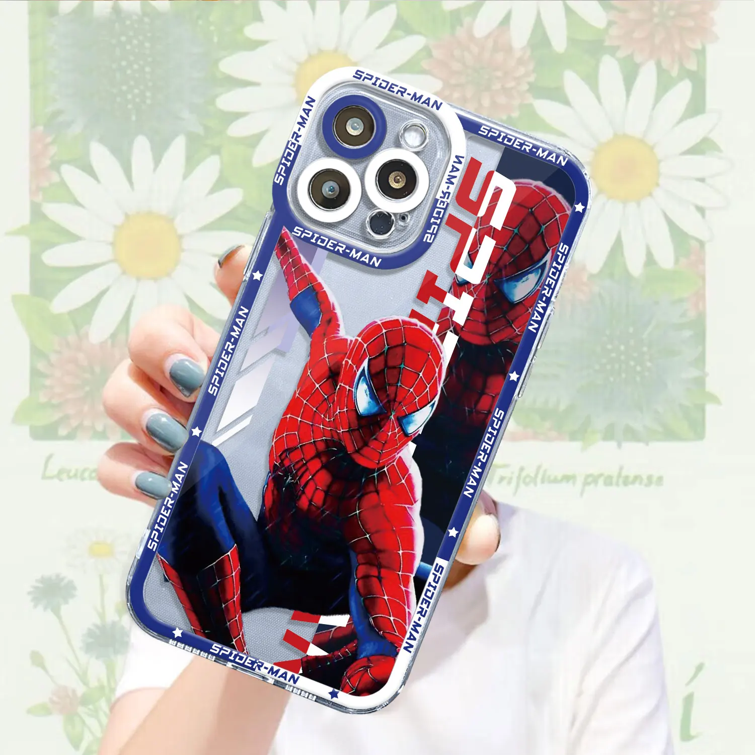 Marvel Superhero Case for Samsung Galaxy S22 S23 S24 Ultra S21 Note 10 Plus S10 Plus S20FE S20 Plus S22 Transparent Soft Cover