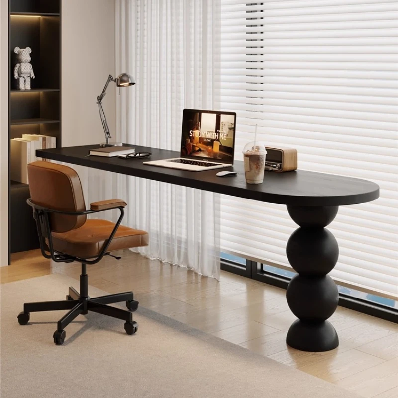 

Modern Home Balcony Leisure High Table Living Room Wall Partition Table High Kitchen Island Dining Tables Cream Style Bar Table