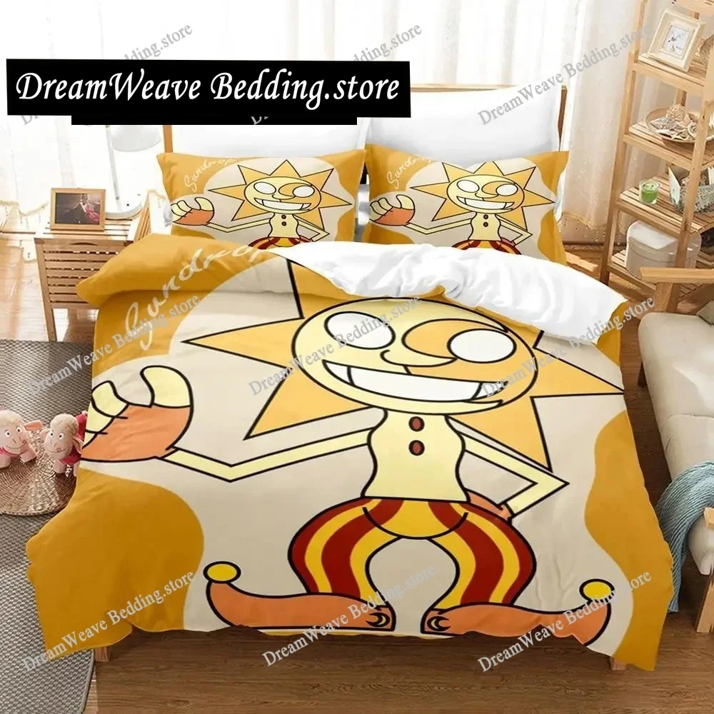 

Fashion 3D Print Anime Bed Sheet Sundrop FNAF Bedding Set Single Twin Full Queen King Size Bed Set Adult Kid Bedroom Duvet cover