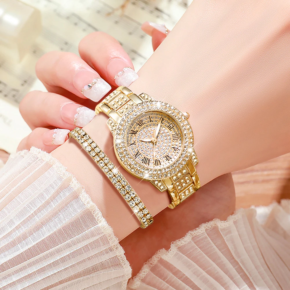 6Pc New Women's Quartz Watch - Gift And Exquisite Combination - Suitable For All Holiday Occasions