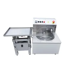 220V/110V Food Grade Stainless Steel 8KG Manual Chocolate Tempering Machine CE Melting Moulding Machine With Vibration Table