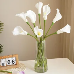3/5Pcs Artificial Calla Lily Flowers Bouquet 40CM Fake Flower for Home Room Decor Garden Wedding Party Decoration Vase Ornament