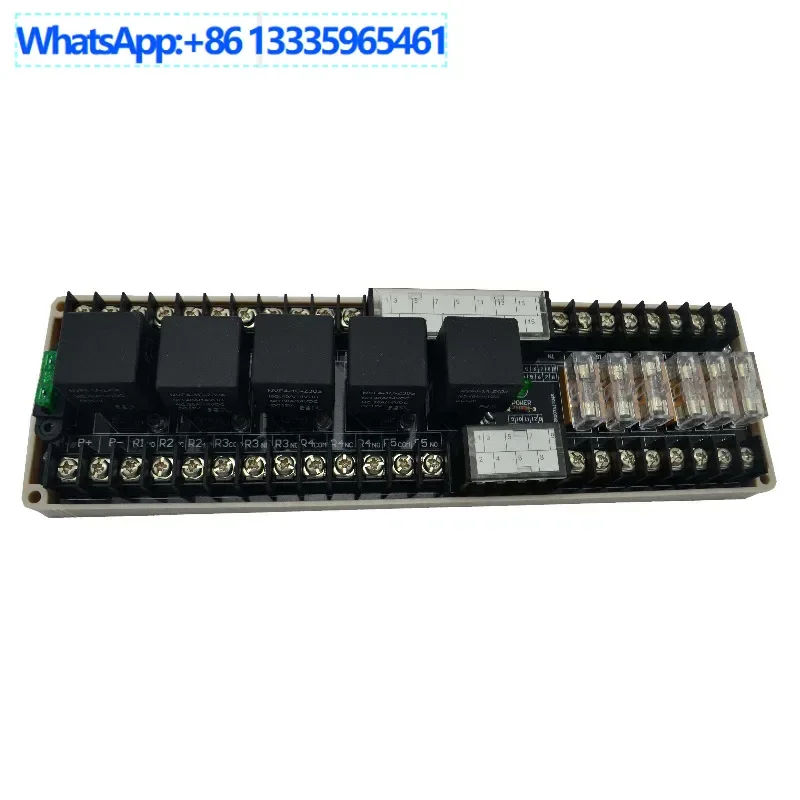 

Diesel generator set accessories controller expansion module, motor assembly wiring relay protection panel