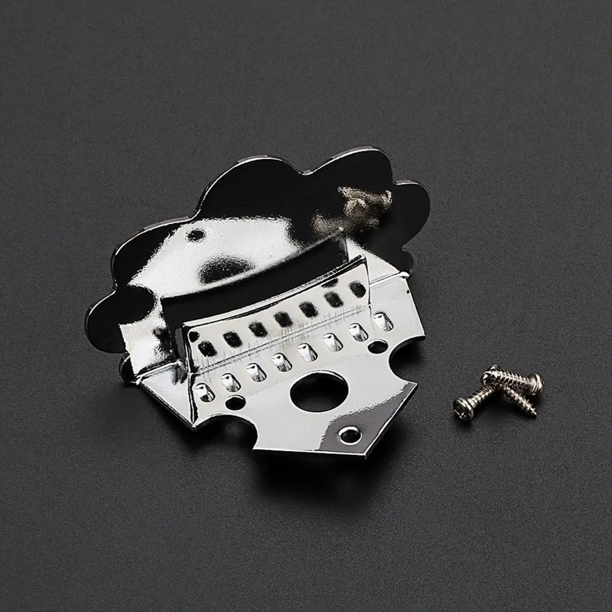 A61P Cordal de Metal para Mandolim de 8 Cordas, Prata, Captador de Som para Instrumento Musical