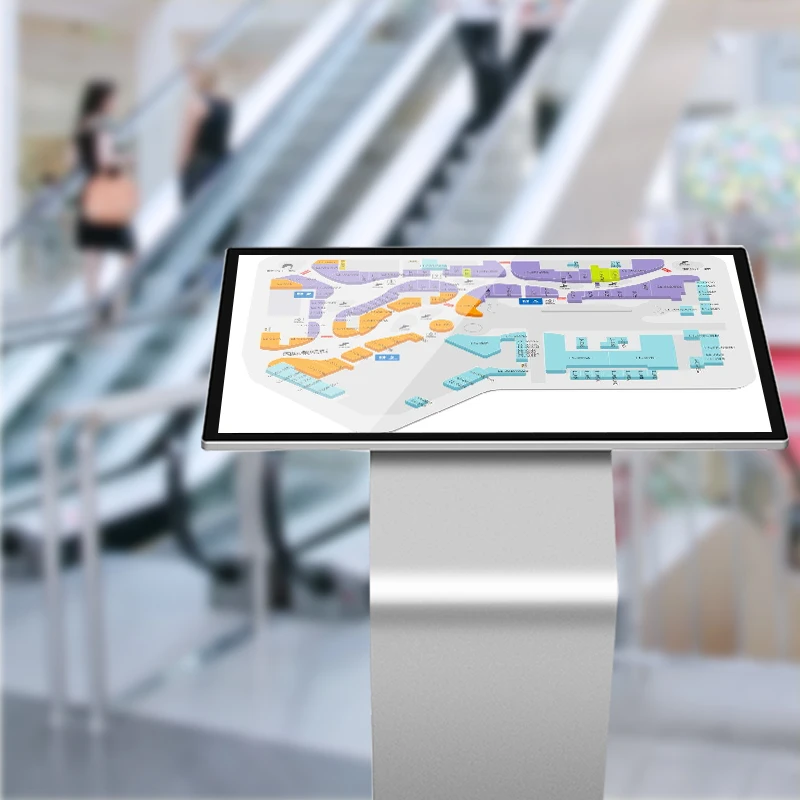 شاشة عرض إعلانات LCD داخلية شاشة عرض LCD للإعلان شاشة تفاعلية كشك شاشة تعمل باللمس الطوطم الرقمية