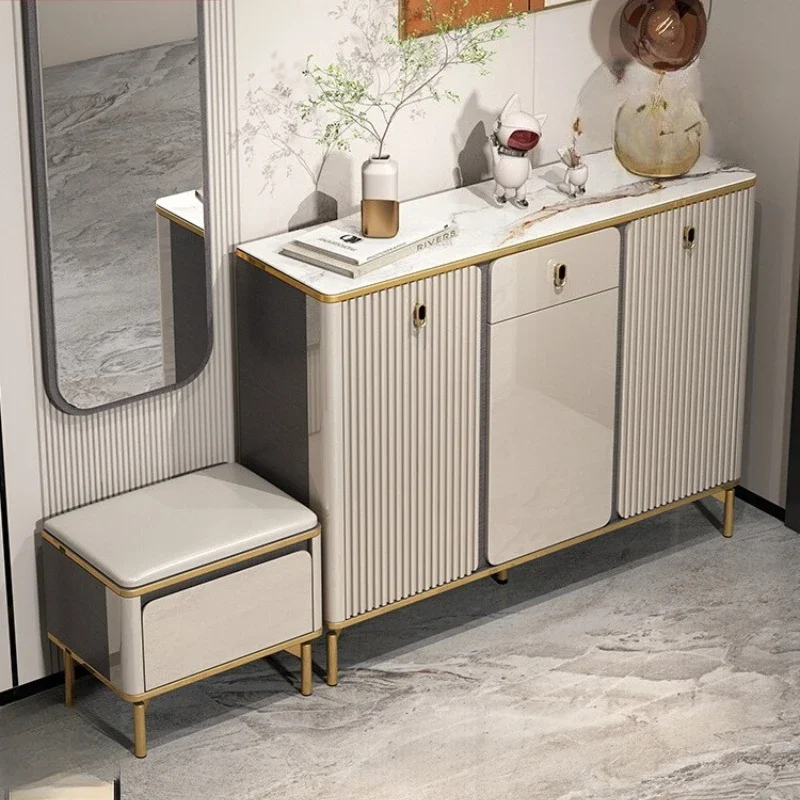 Shoe Cabinet With Bench Organizer Rack Shoe Cabinet Models Space Saving Living Room Cabinets Door Shoe Rack Nordic Furniture