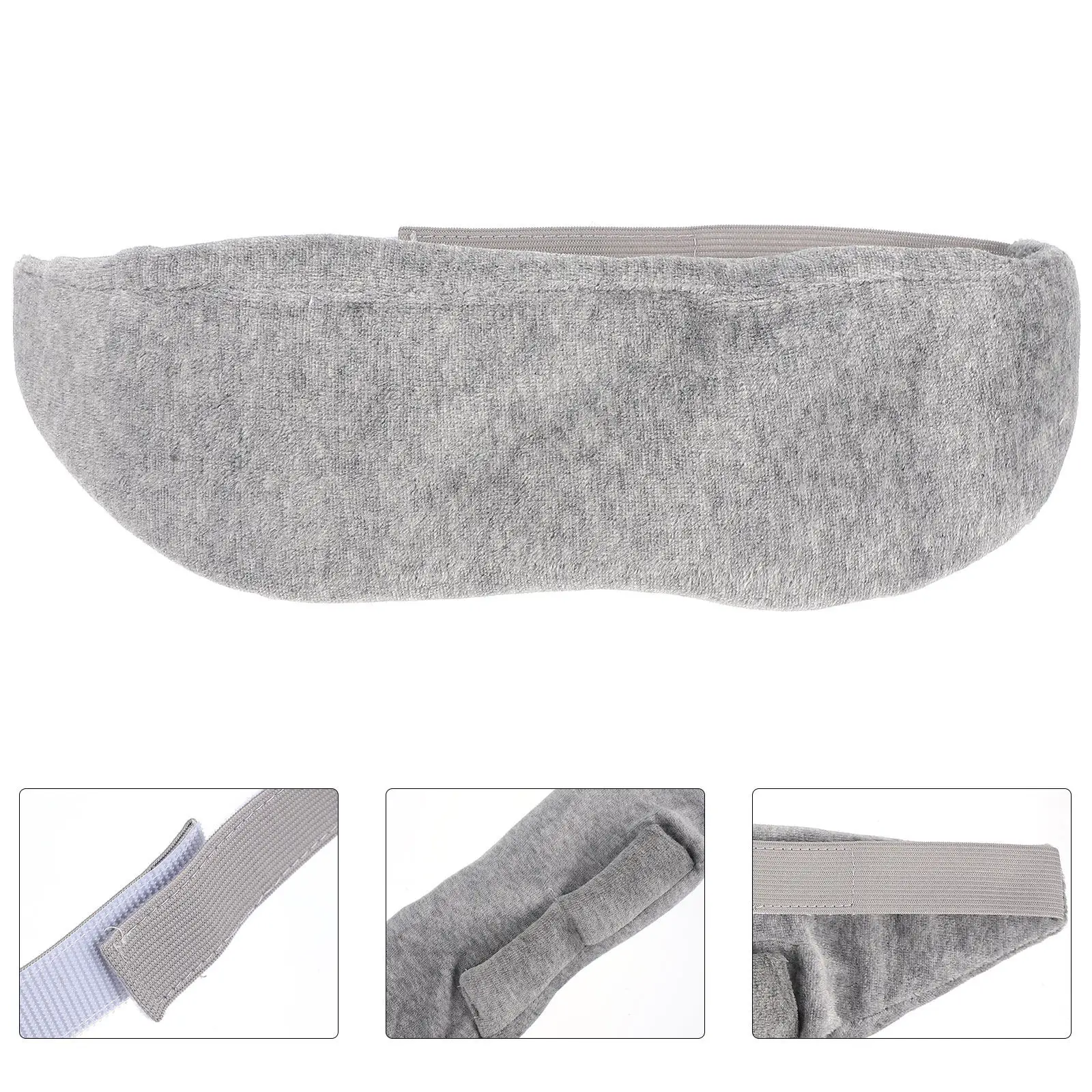 Lightweight Velvet Sleep Eye Mask Blackout 3D Travel Home Hotel Use No Pressure on Eyes Makeup Friendly Light for Sensitive