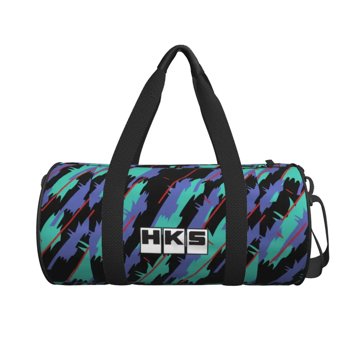 

Travel Bag H-HKSS Retro Pattern Gym Bag Fashion Oxford Sports Bags Large Yoga Custom Handbag Novelty Fitness Bag For Couple