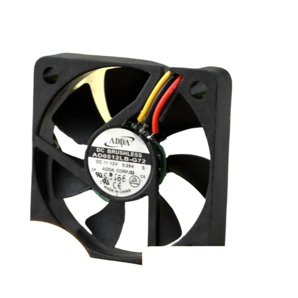 

5cm Case Fan for ADDA 5010 50mm Cooling AD0512LB-G72, 12V 0.09A, Quiet and Efficient Electronics, PC, Small Devices