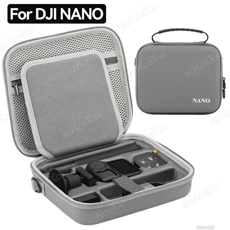 

Сумка для DJI OSMO NANO, портативная дорожная сумка для хранения, защита камеры, жесткий чехол из искусственной кожи для DJI OSMO NANO, аксессуары