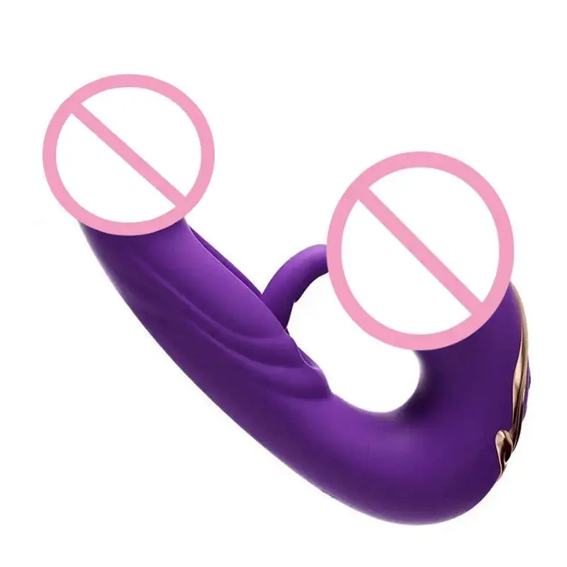 3In1 Women Tongue Licking Finger-Flapping Sex Toy Telescopic Rotating Vibrators Dildo G Spot Clitoral Dual Stimulator Waterproof