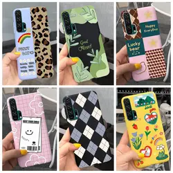 For Honor 20 Pro Case New Fashion Painted Soft Silicone Phone Cover For Honor 20 Lite Honor20S MAR-LX1H Funda Honor20 Lite Coque