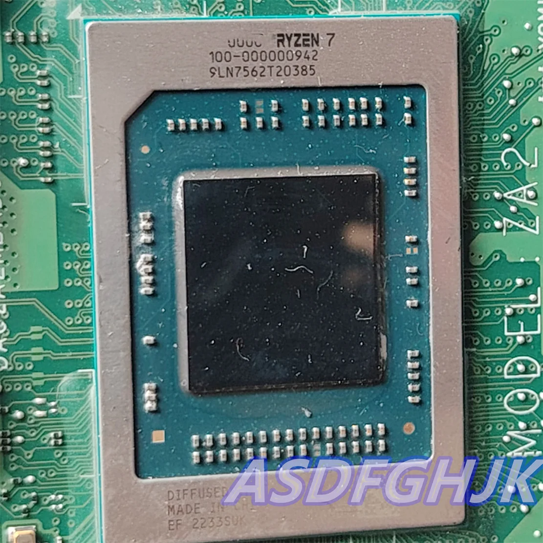 DA0ZAZMBAD0 FOR ACER LAPTOP MOTHERBOARD WITH  R7-7730U CPU AND 16GB RAM NBKJ911002 NB.KJ911.002 TEST OK