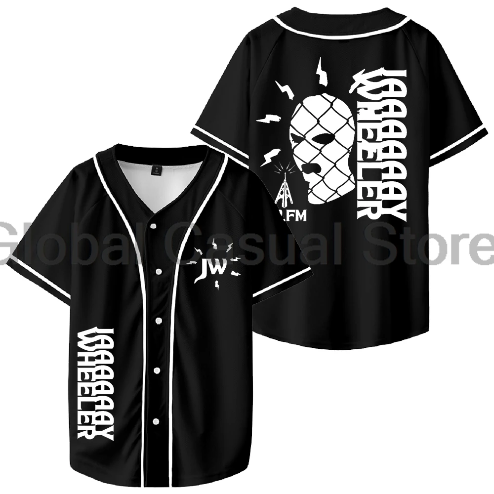 Jay Wheeler Merch Jersey TRAPPii Album 2024 Baseball Jacket Shirts Short Sleeve Tee Women Men Streetwear Tops