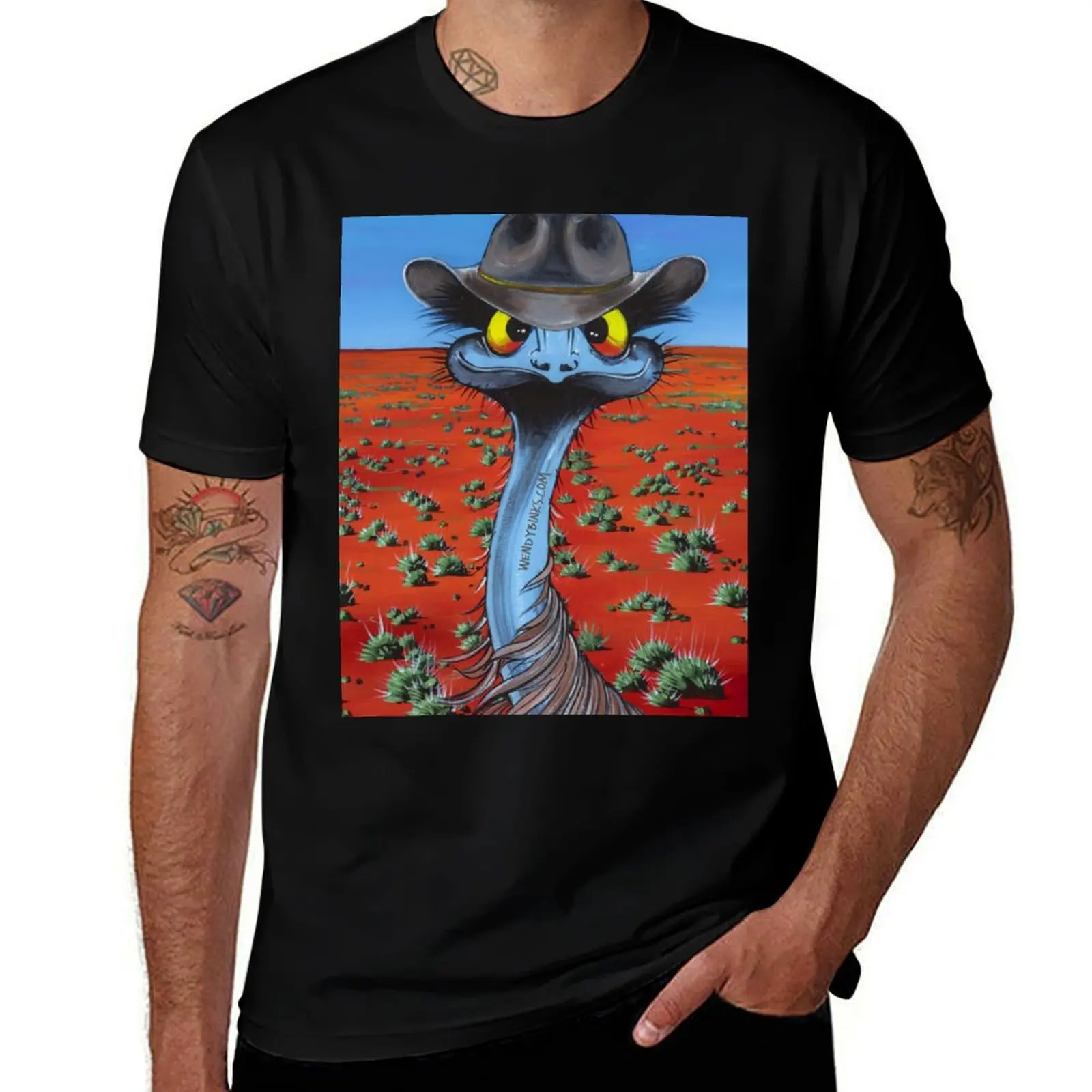 Emu With Akubra T-S… - image