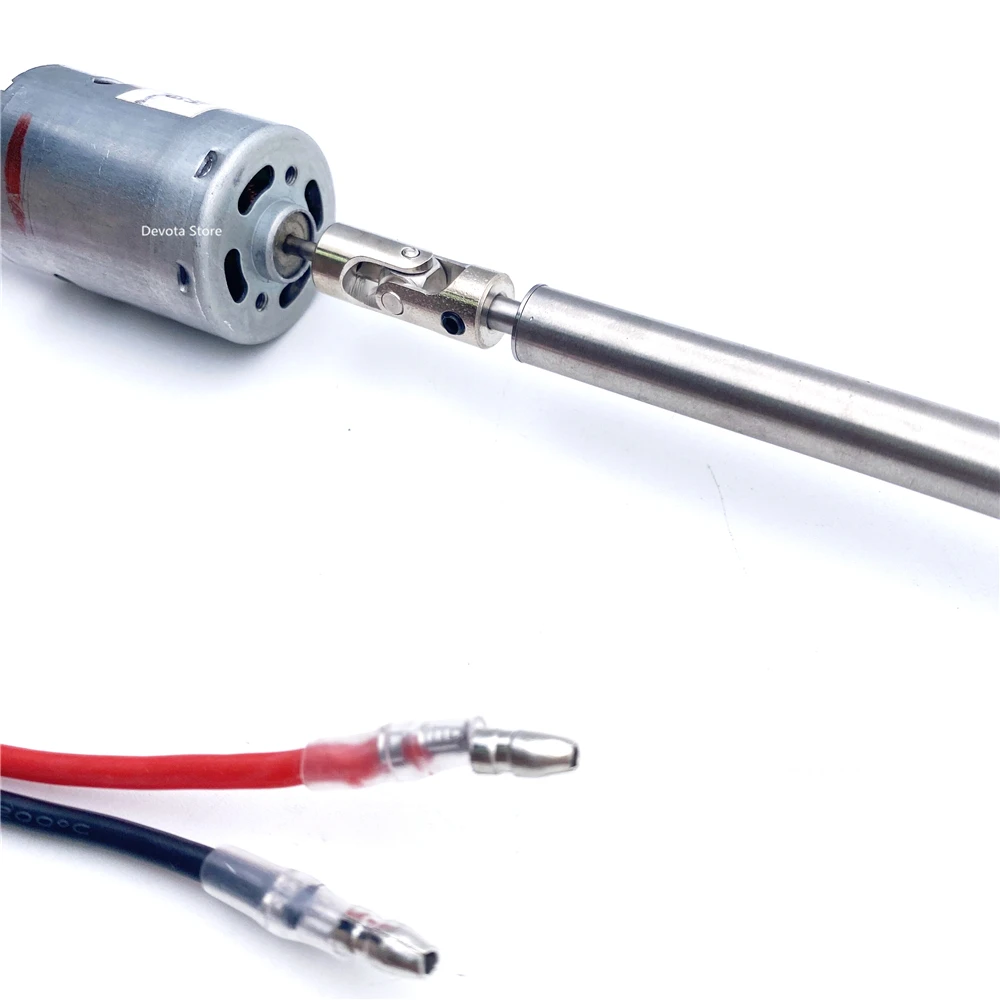 Electric Ship Model 380 DC Motor 6V 12V Set Shaft sleeve assembly