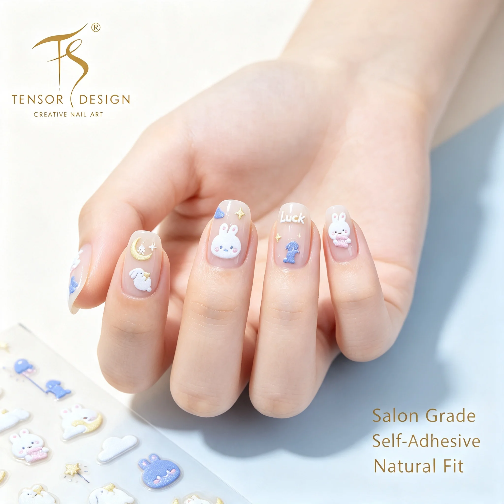 Nail Art Elegan - TENSOR NAIL Nouveaux autocollants 5D en