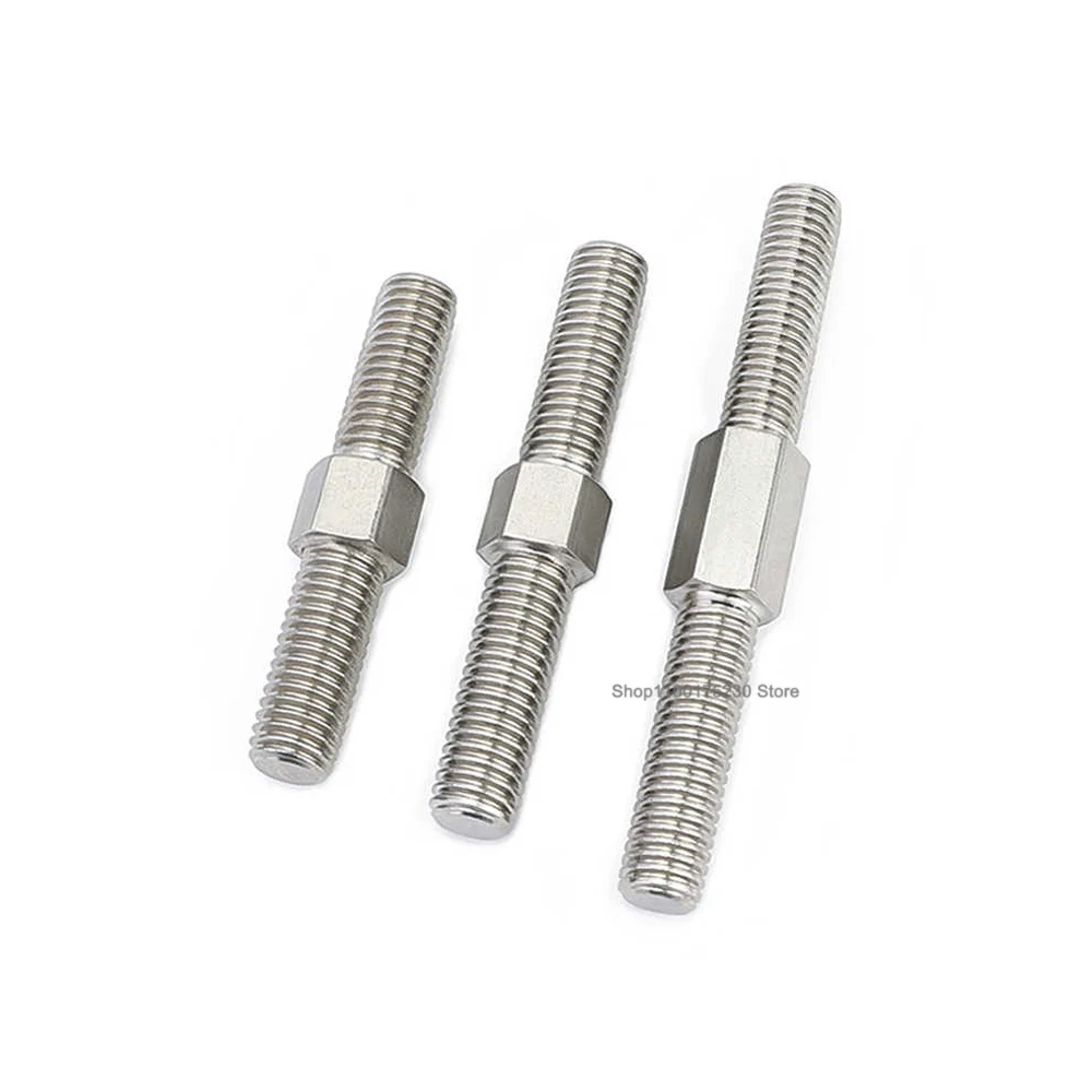 M3-M16 Left And Right Thread Double End Thread Rod Stud Bolts 304 Stainless Steel Positive/Negative Thread Bar