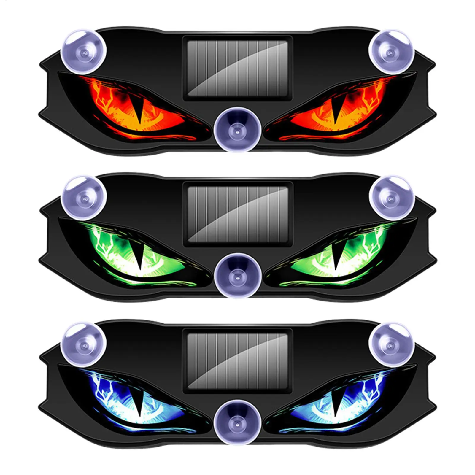 Creative CarDemon Eye Light Cool Flashing Solar Warning Light Solar Eye Led Warning Light Waterproof Reflective Warning Sign