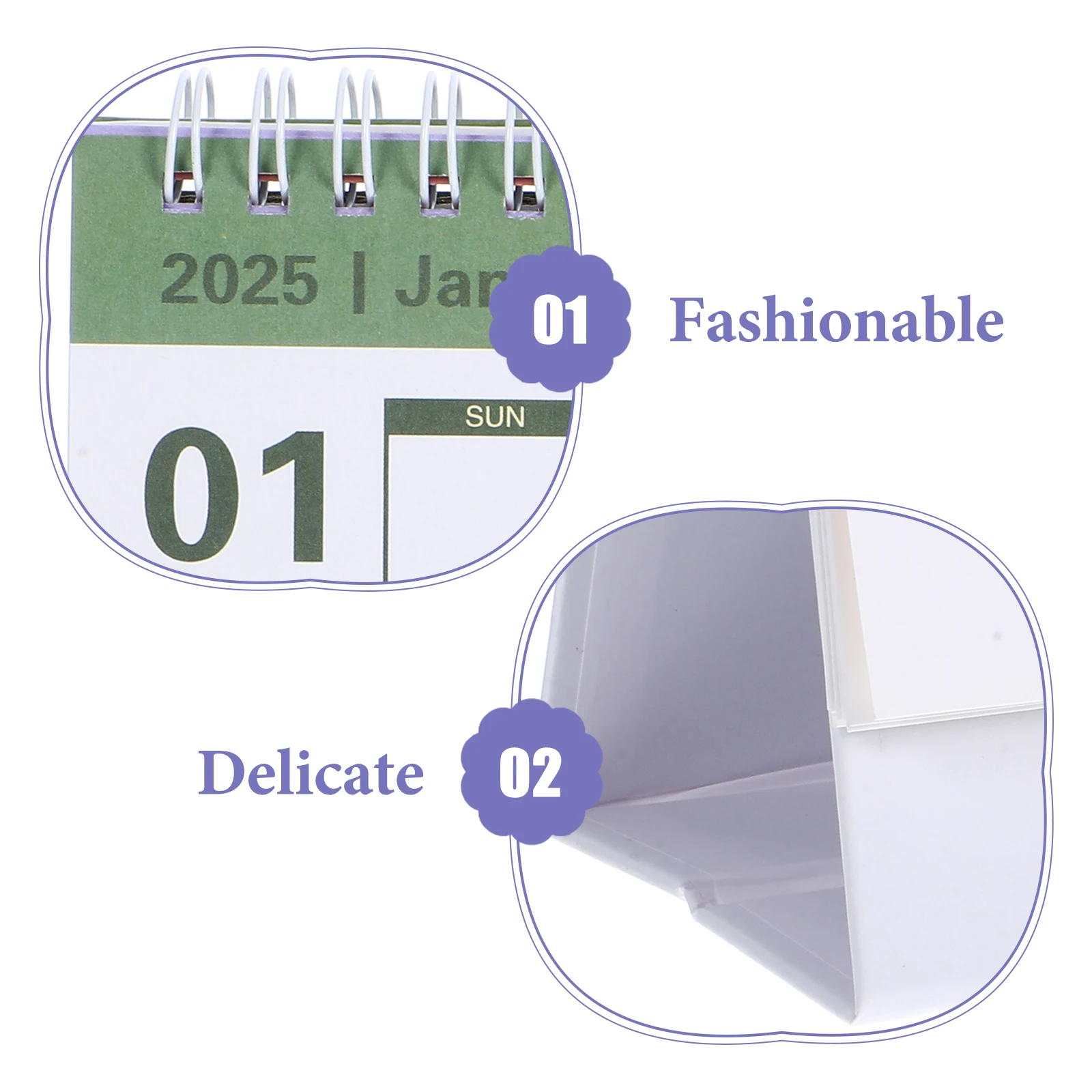 

Modern Tabletop Desk Calendar 2025 Daily Use Monthly Planner for Office Home Organization Decorative Note Calendar