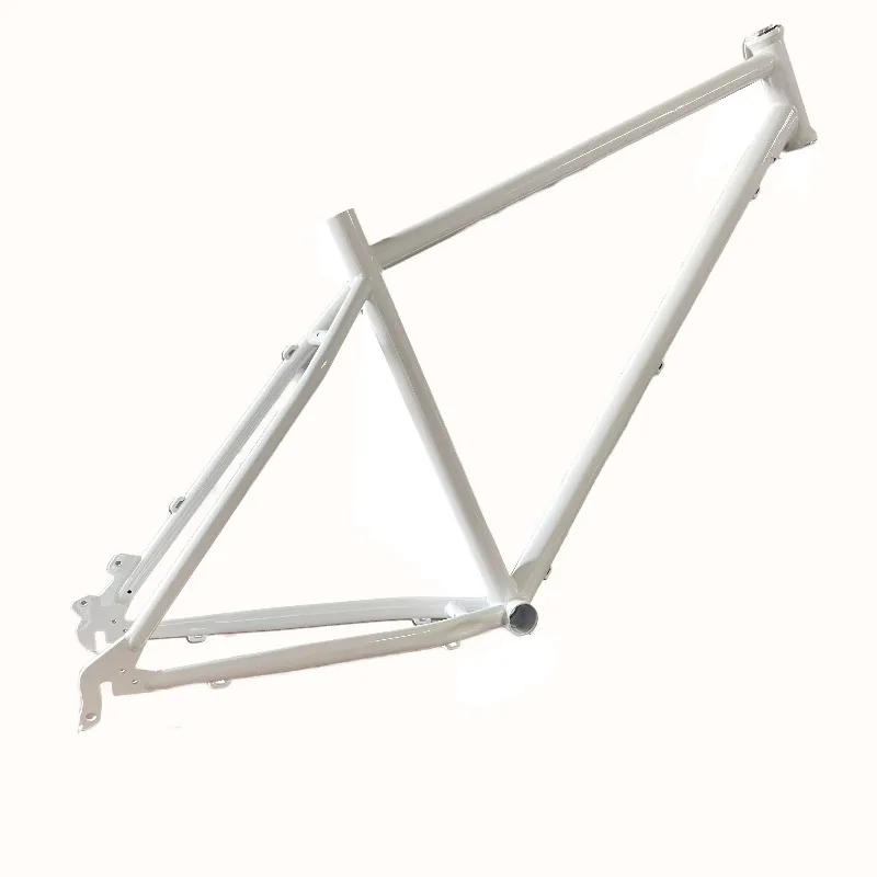 Handmade Vintage Electric Bike Frame Motor Chrome Molybdenum Steel Stylish Fixed Gear evokes nostalgic bikes