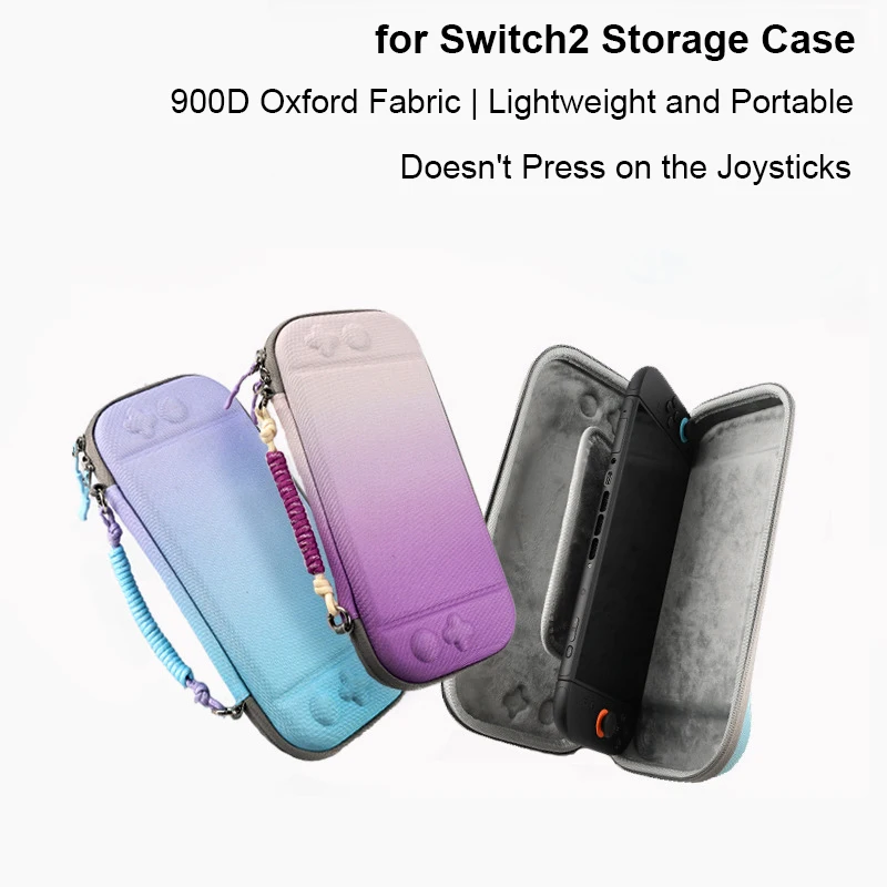 

Carrying Case with 10 Game Card Slots for Switch 2 7.9 Inch - Protective Hard Shell, Portable, Durable, and Spacious Travel Case